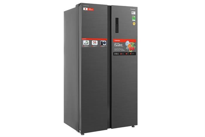 Tủ Lạnh Side By Side Toshiba Inverter 555 Lít GR-RS696WI-PMV(60)-AG
